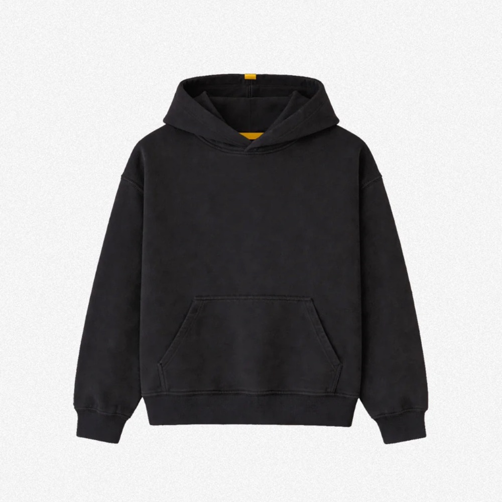 Yellow the label hoodie